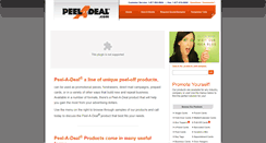 Desktop Screenshot of peeladeal.com